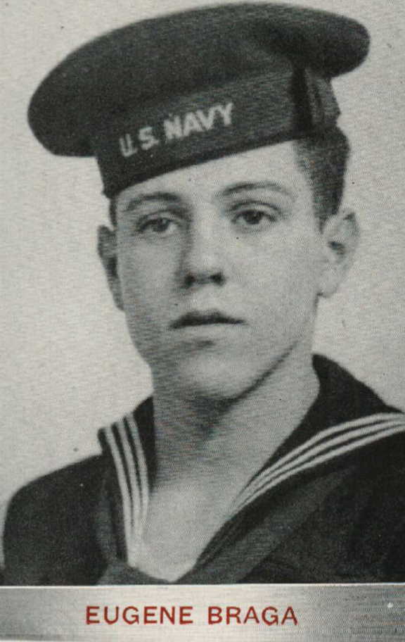 headshot for Eugene Braga, 1943, in uniform