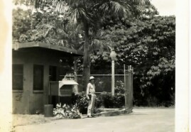 Main Gate and usmc Guard Sgt. Gamble photo